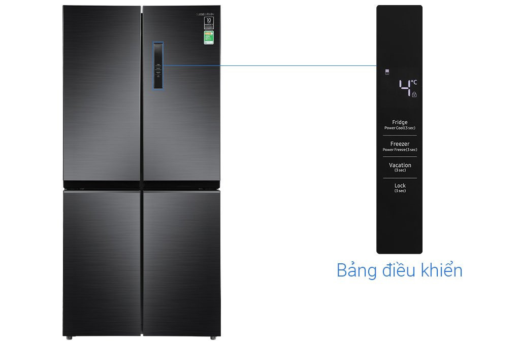 Tủ lạnh Samsung Inverter 488L 4 cửa RF48A4000B4/SV
