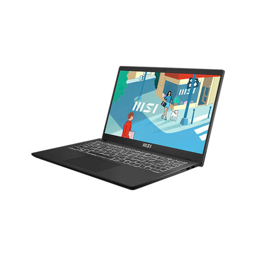 Laptop MSI Modern 15 B12MO-625VN ( i5 1235U/8GB/512GB SSD/UMA/15''6inch FHD/win11/Đen)