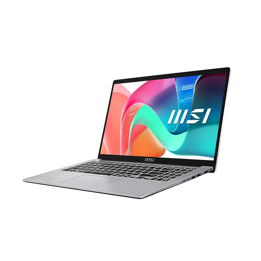 Laptop MSI Modern 15 F13MG 082VN ( i5-1335U / 16G / 512G SSD / 15.6 FHD / WL / BT / 3C / W11 SL / LED KB / BẠC / 2Y + Túi)