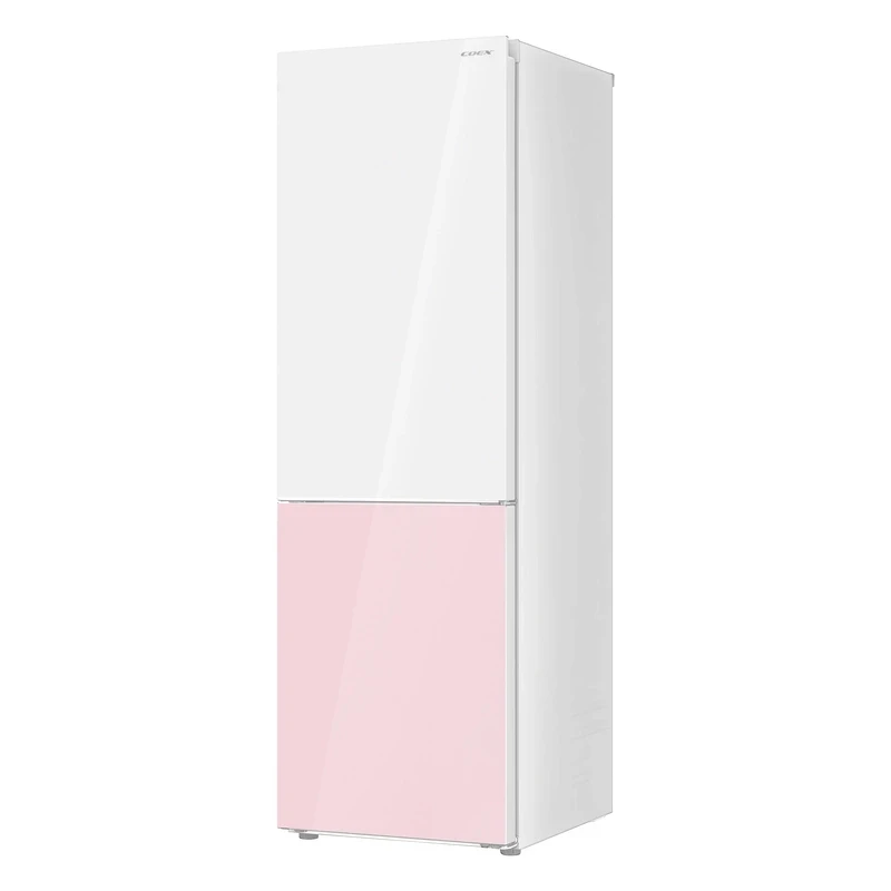 Tủ lạnh 2 cửa Bespoke Inverter 322 Lít COEX RT-4011GYP-BS (Mặt gương trắng, hồng)