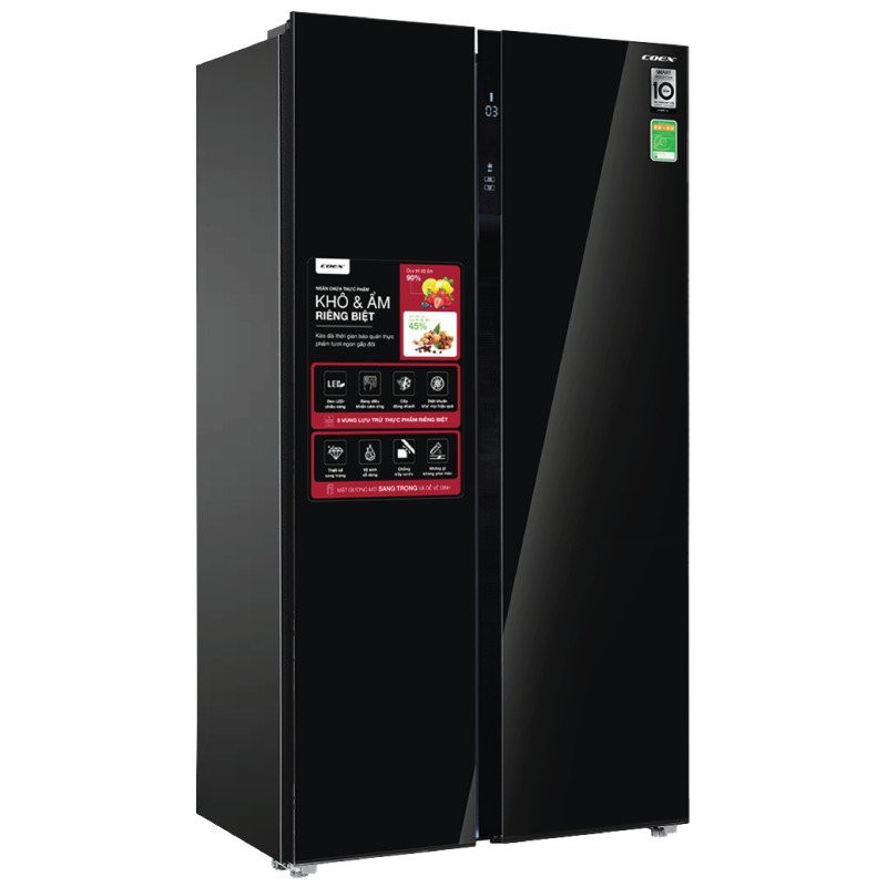 Tủ lạnh Side by side Inverter Coex RS-4001MSG 546L
