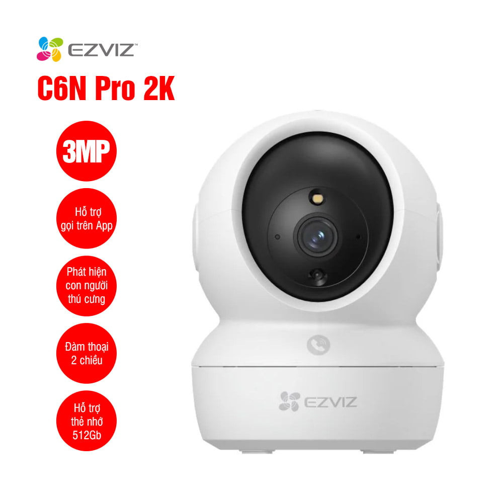 Camera Wifi EZVIZ C6N Pro 2K 3MP
