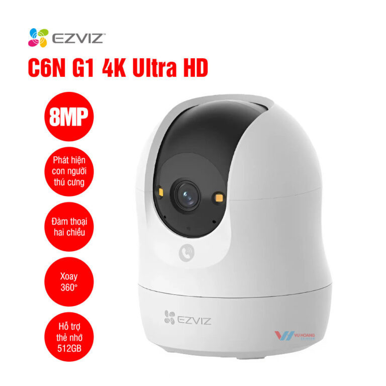 Camera Wifi EZVIZ C6N G1 3K - 4k Siêu Nét