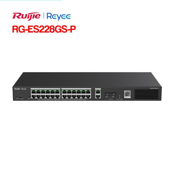 Smart Managed PoE Switch 28 Cổng RUIJIE REEYE RG-ES228GS-P
