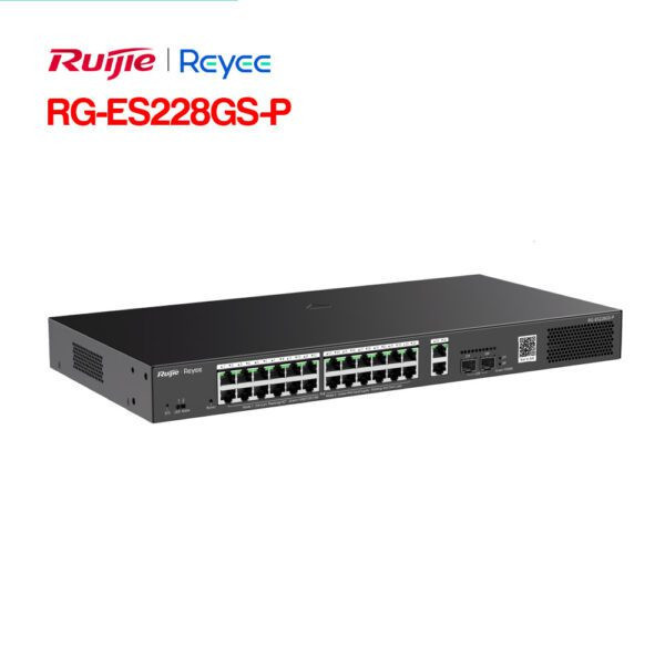 Smart Managed PoE Switch 28 Cổng RUIJIE REEYE RG-ES228GS-P