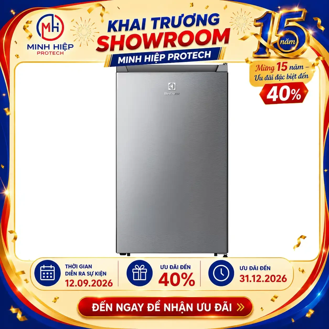 Tủ lạnh Electrolux 94L EUM0930AD-VN