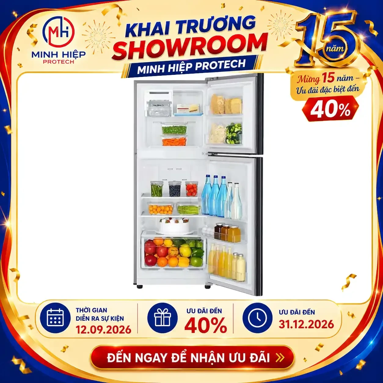 Tủ lạnh SamSung 216L inverter RT20HAR8DBU/SV