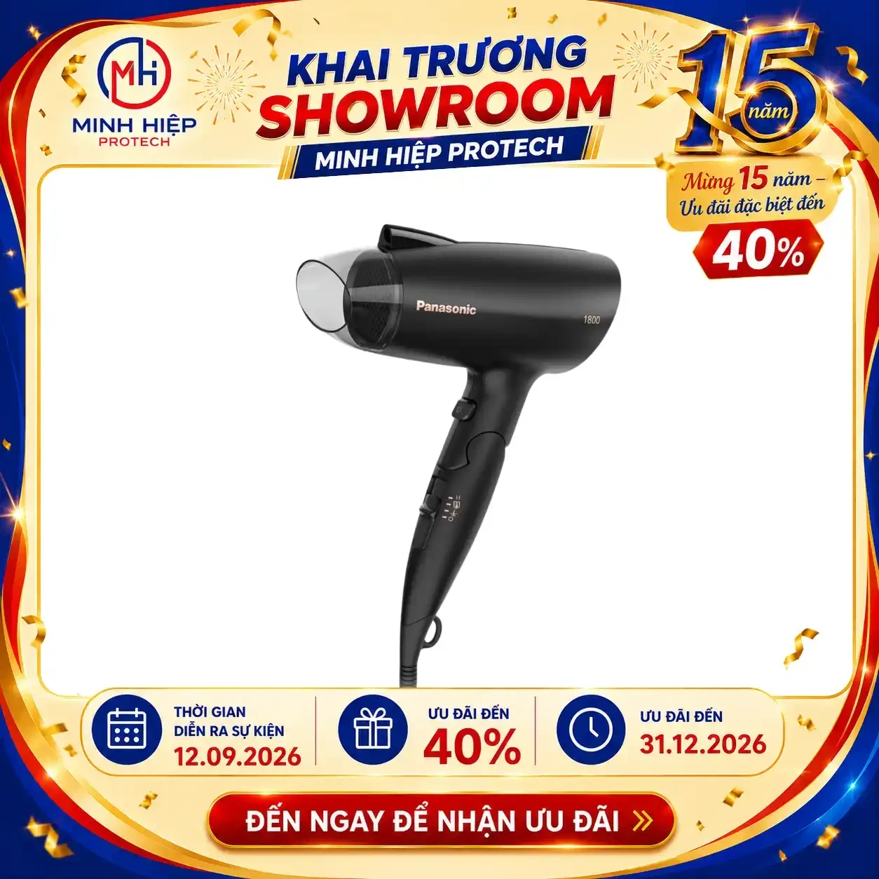 Máy sấy tóc Panasonic EH-ND37-K645
