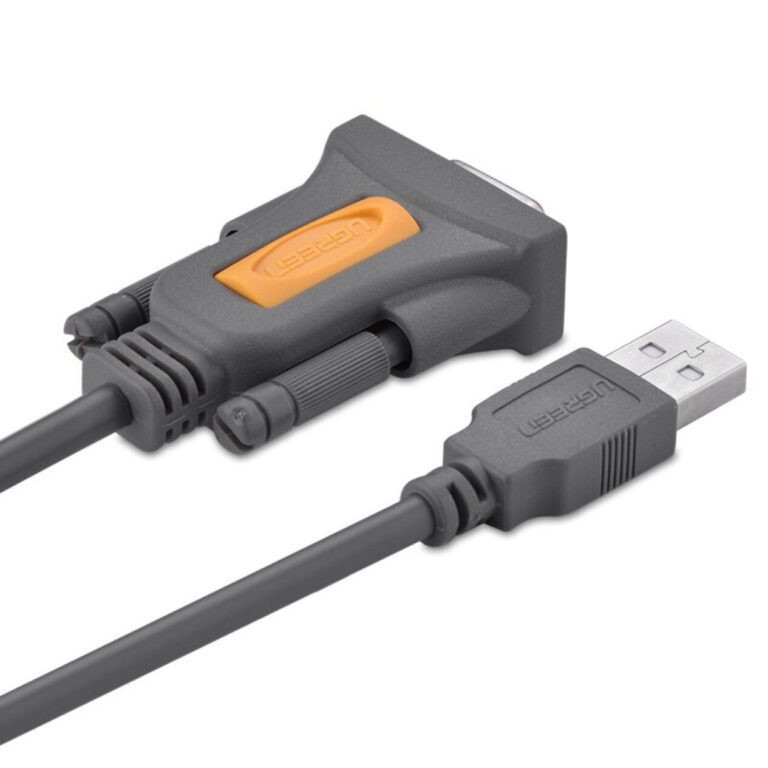Dây cáp COM USB 2.0 sang DB9 RS-232 UGREEN CR104