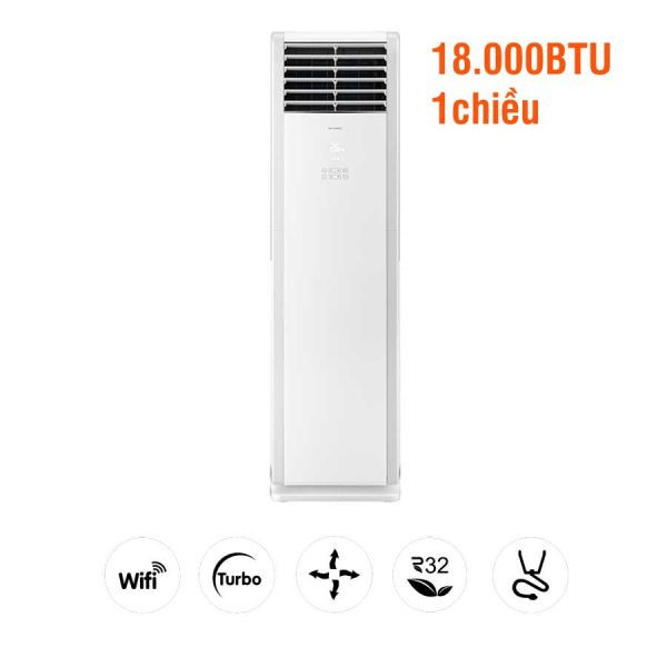 Điều hòa tủ đứng GREE ~18000BTU GVC18AL-K6NNC7A-O ( dàn nóng )