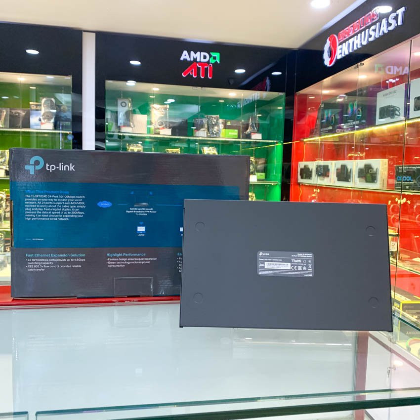 Switch TP-Link TL-SF1024D (24Port 10/100Mbps - Vỏ kim loại)