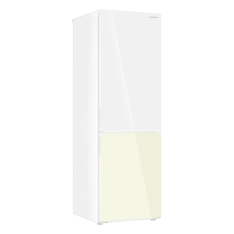 Tủ lạnh 2 cửa Bespoke Inverter 322 Lít COEX RT-4011GWY-BS (Mặt gương trắng, vàng)