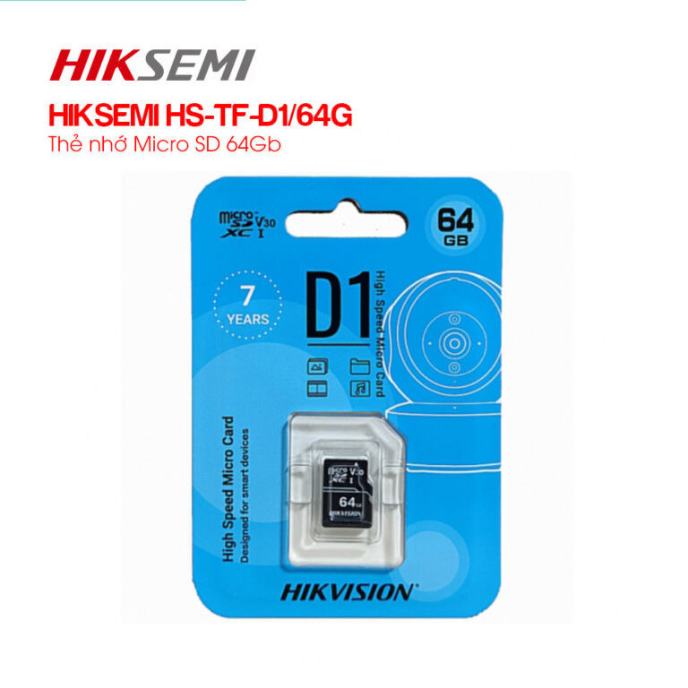Thẻ nhớ Micro SD 64Gb HIKSEMI HS-TF-D1/64G